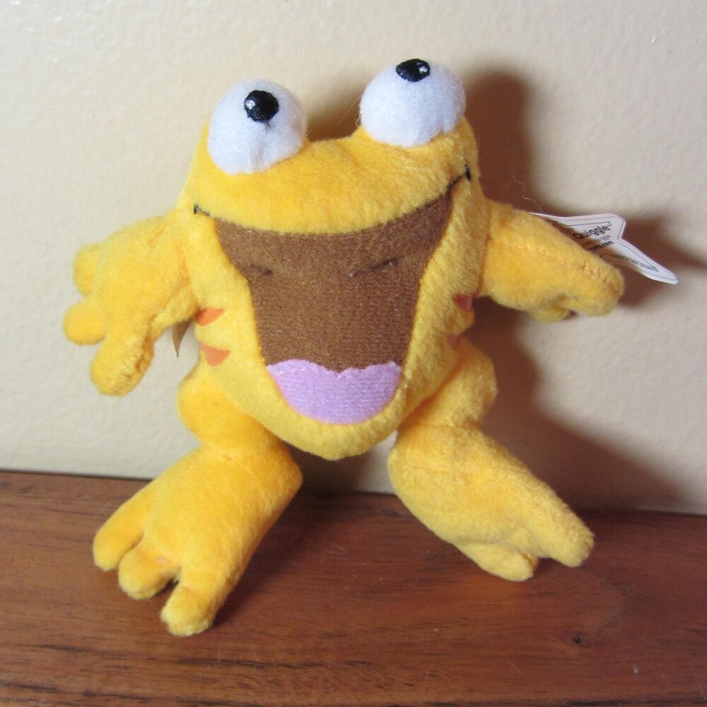 5 for $30 - plush Neopets Orange Quiggle Frog McDonalds 2004 (W5110)